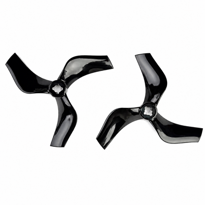 Gemfan D75 Ducted PC 3 Blade 1.5mm & M5 Propellers 2CW + 2CCW – Black