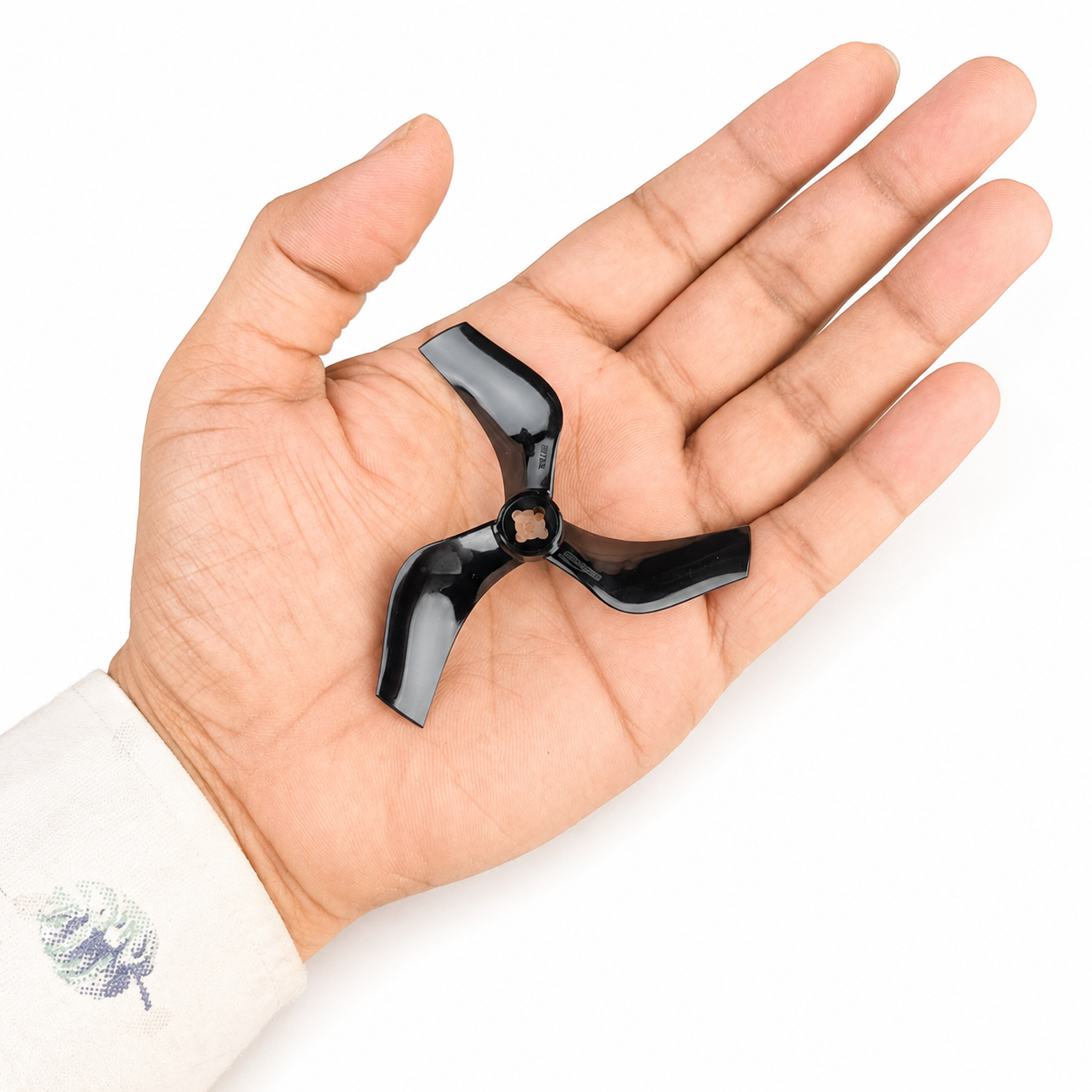 Gemfan D75 Ducted PC 3 Blade 1.5mm & M5 Propellers 2CW + 2CCW – Black