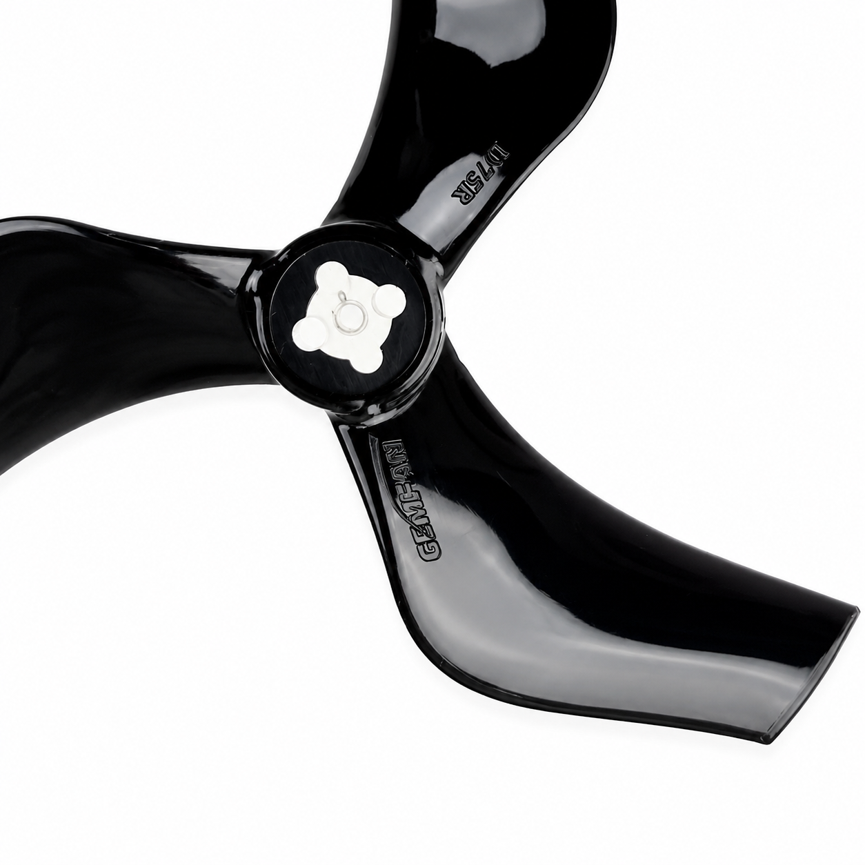 Gemfan D75 Ducted PC 3 Blade 1.5mm & M5 Propellers 2CW + 2CCW – Black