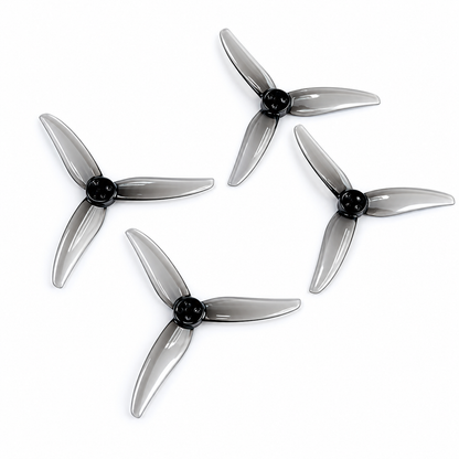 Gemfan Hurricane 3520 Durable 3-Blade Propeller Clear Gray (Set of 4)