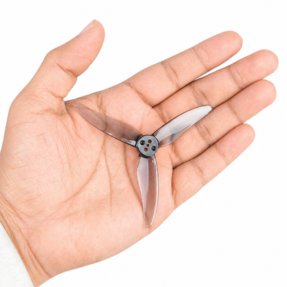 Gemfan Hurricane 3520 Durable 3-Blade Propeller Clear Gray (Set of 4)