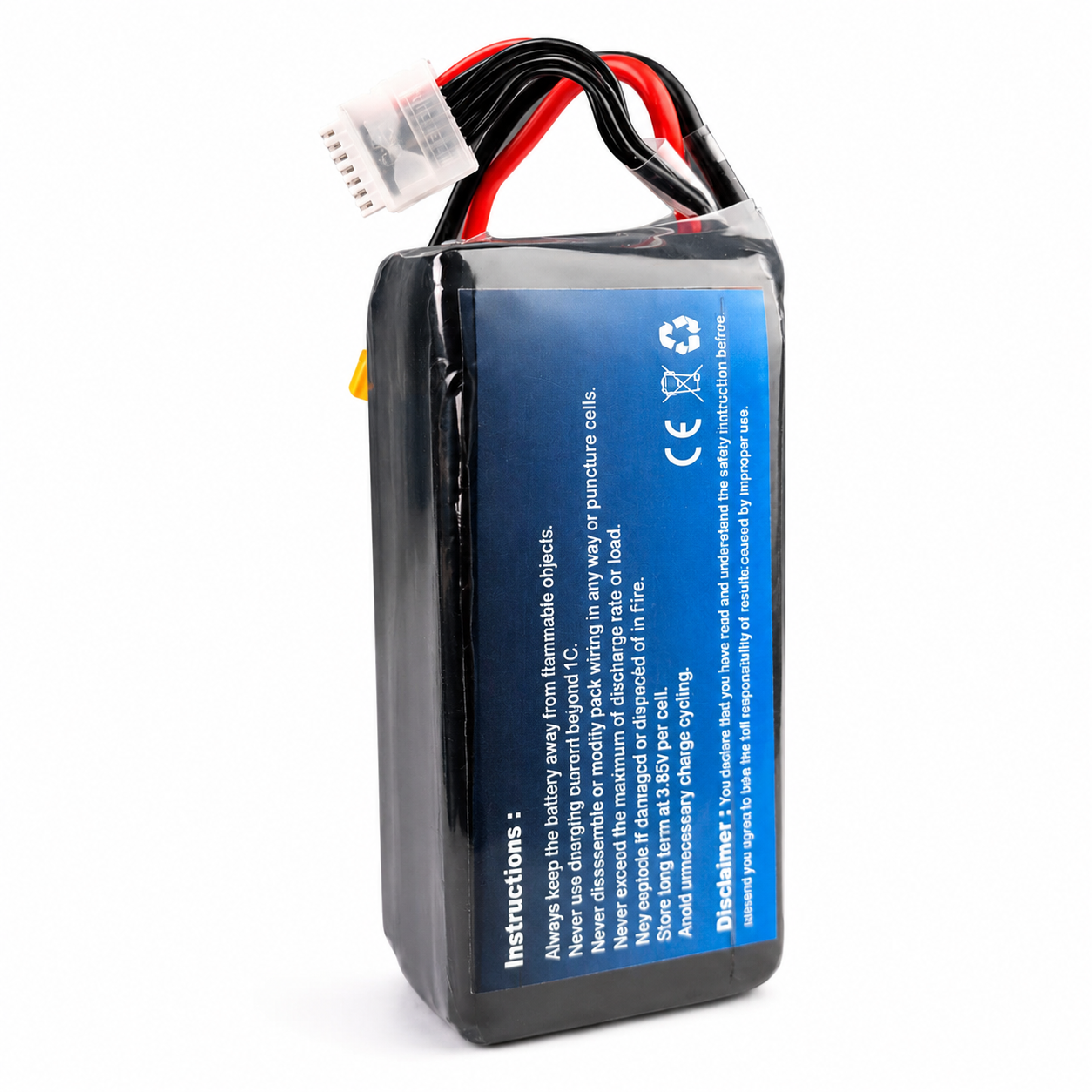 GenX Pro+ Solid state 22.2V 6S 13500mAh 7C Premium Lithium Ion Solid State Rechargeable Battery 350wh/kg