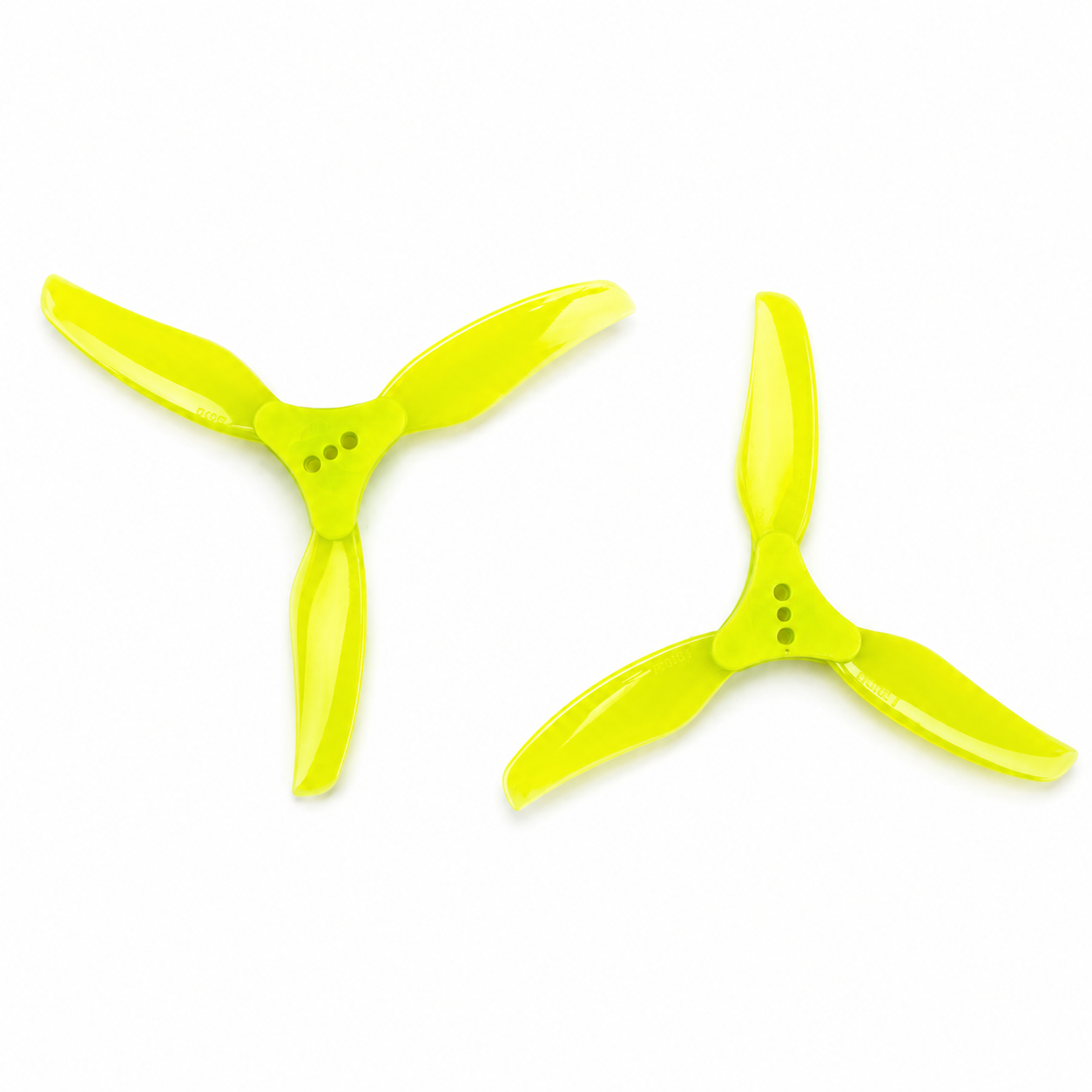 Gemfan F3015 Floppy Proppy 3 Blade Propellers Yellow - (2CW+2CCW)
