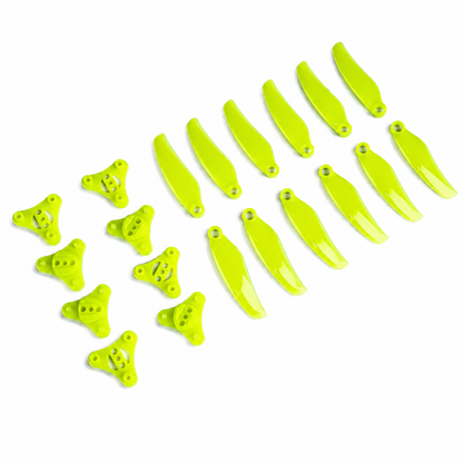 Gemfan F3015 Floppy Proppy 3 Blade Propellers Yellow - (2CW+2CCW)