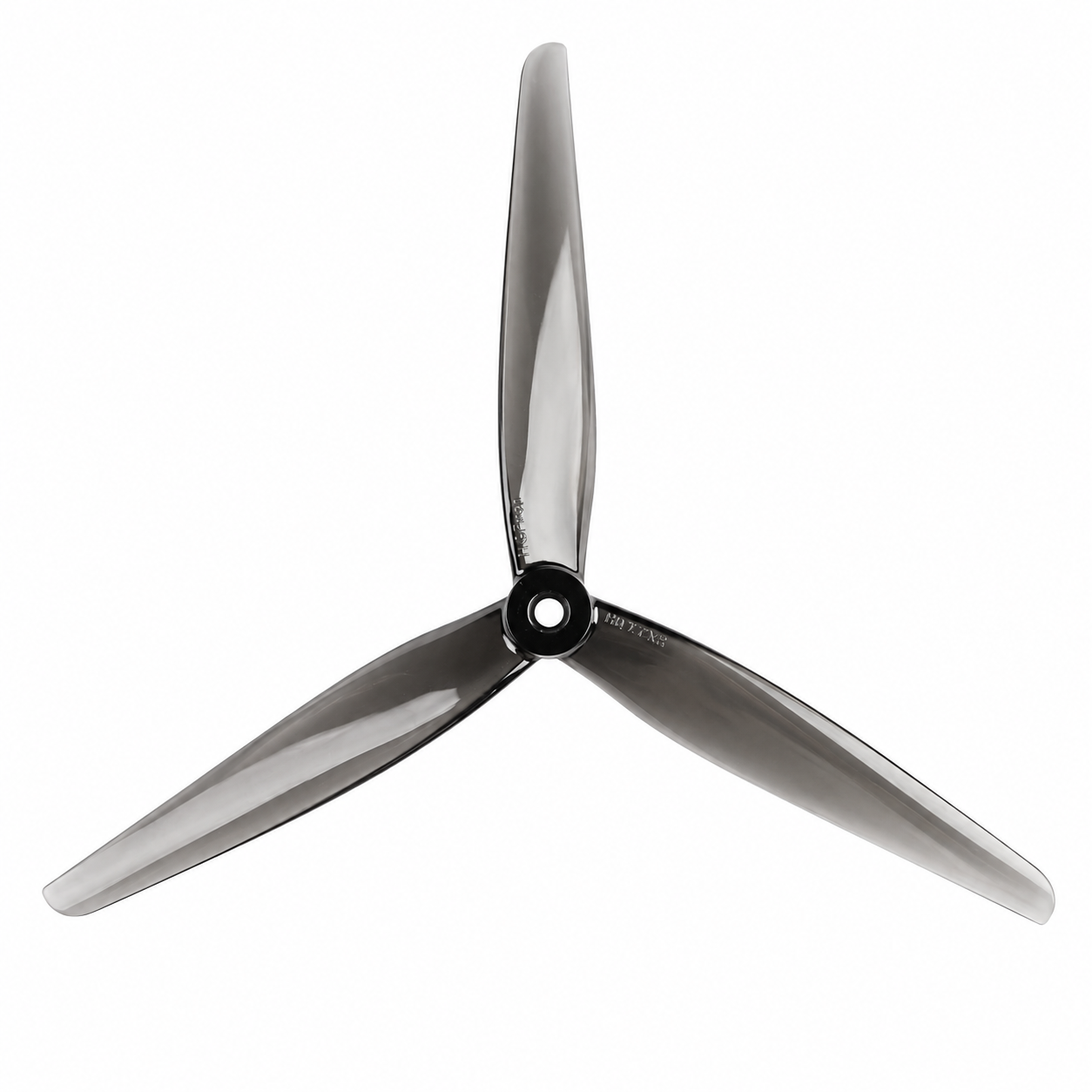 HQProp 8X3.7X3 Grey(1CW+1CCW)-Poly Carbonate Triblade Propeller