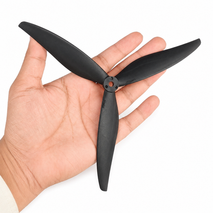Gemfan 8040 Cinelifter Glass Fiber Nylon 3 Blade Propellers 1CW + 1CCW – Black