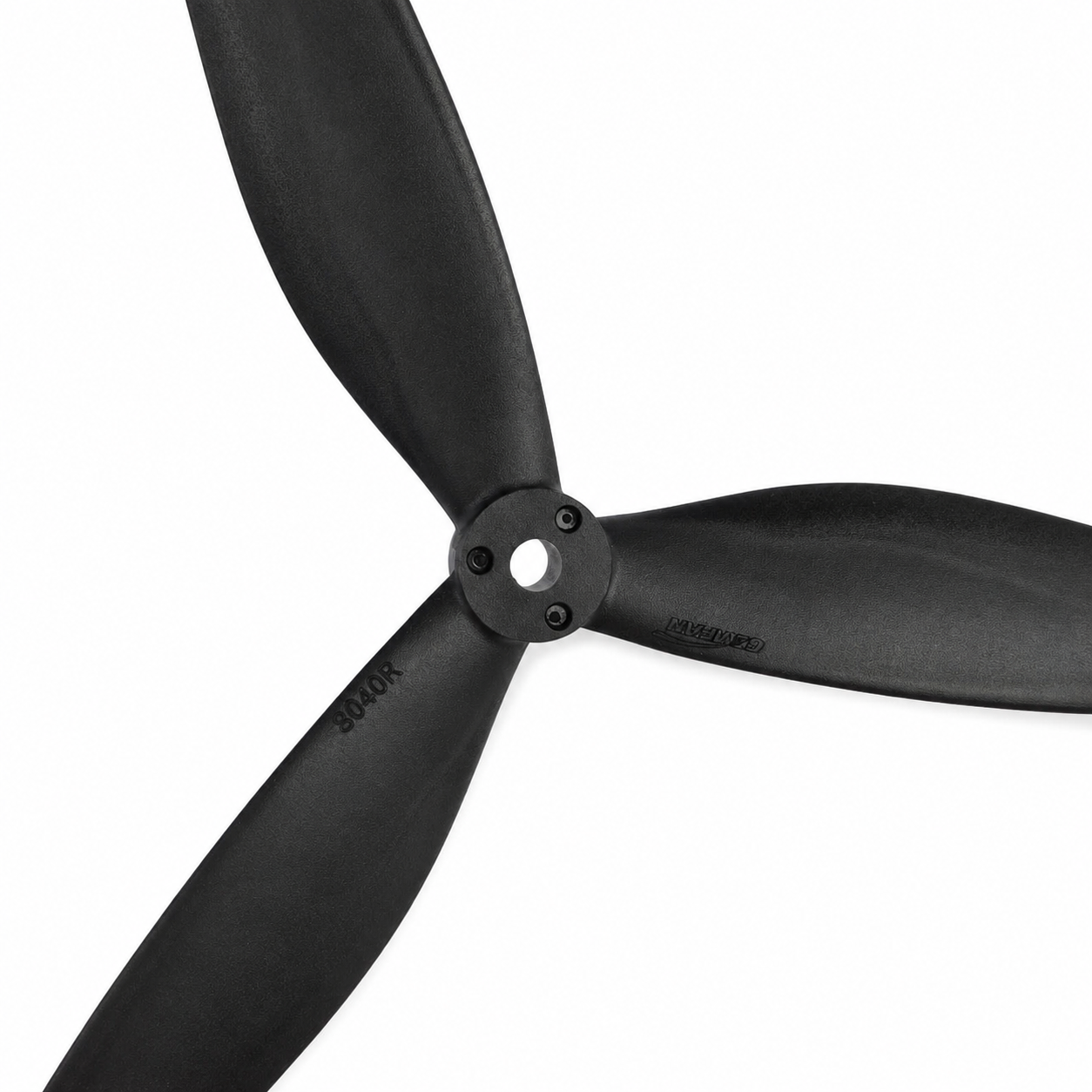 Gemfan 8040 Cinelifter Glass Fiber Nylon 3 Blade Propellers 1CW + 1CCW – Black