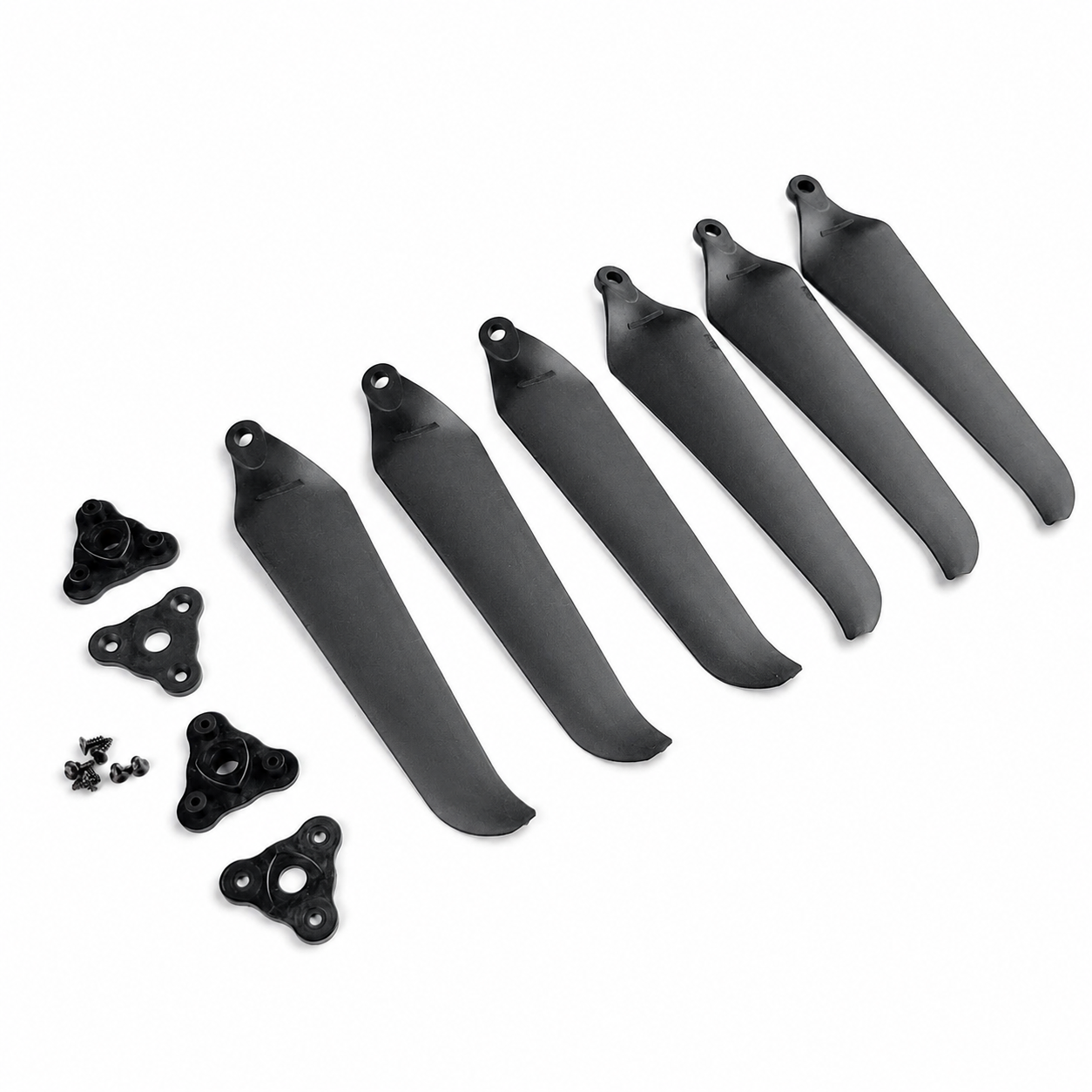 Gemfan F9046 Folding Blade Glass Fiber Nylon Black Propeller (1CW+1CCW)