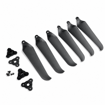 Gemfan F9046 Folding Blade Glass Fiber Nylon Black Propeller (1CW+1CCW)