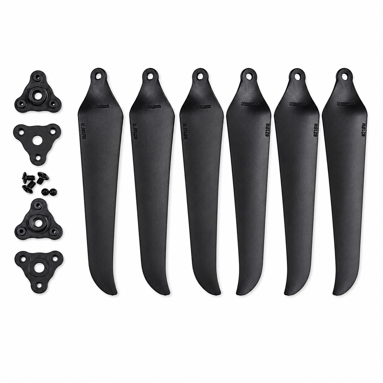 Gemfan F9046 Folding Blade Glass Fiber Nylon Black Propeller (1CW+1CCW)