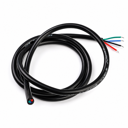 4C × 24AWG 200°C Black Coated Silicon Wire