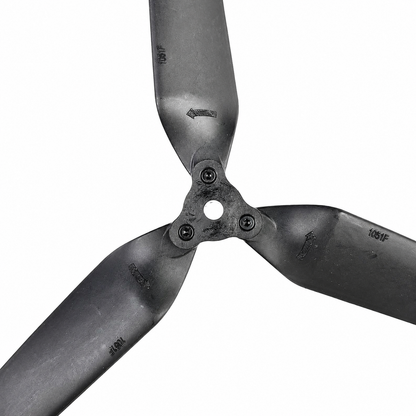 F1051 Folding Drone Propeller 3 Blade Glass Fiber Nylon -  Black (1 Pair CW+CCW)