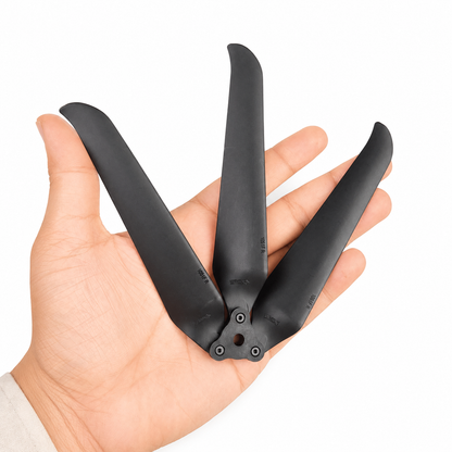 F1051 Folding Drone Propeller 3 Blade Glass Fiber Nylon -  Black (1 Pair CW+CCW)