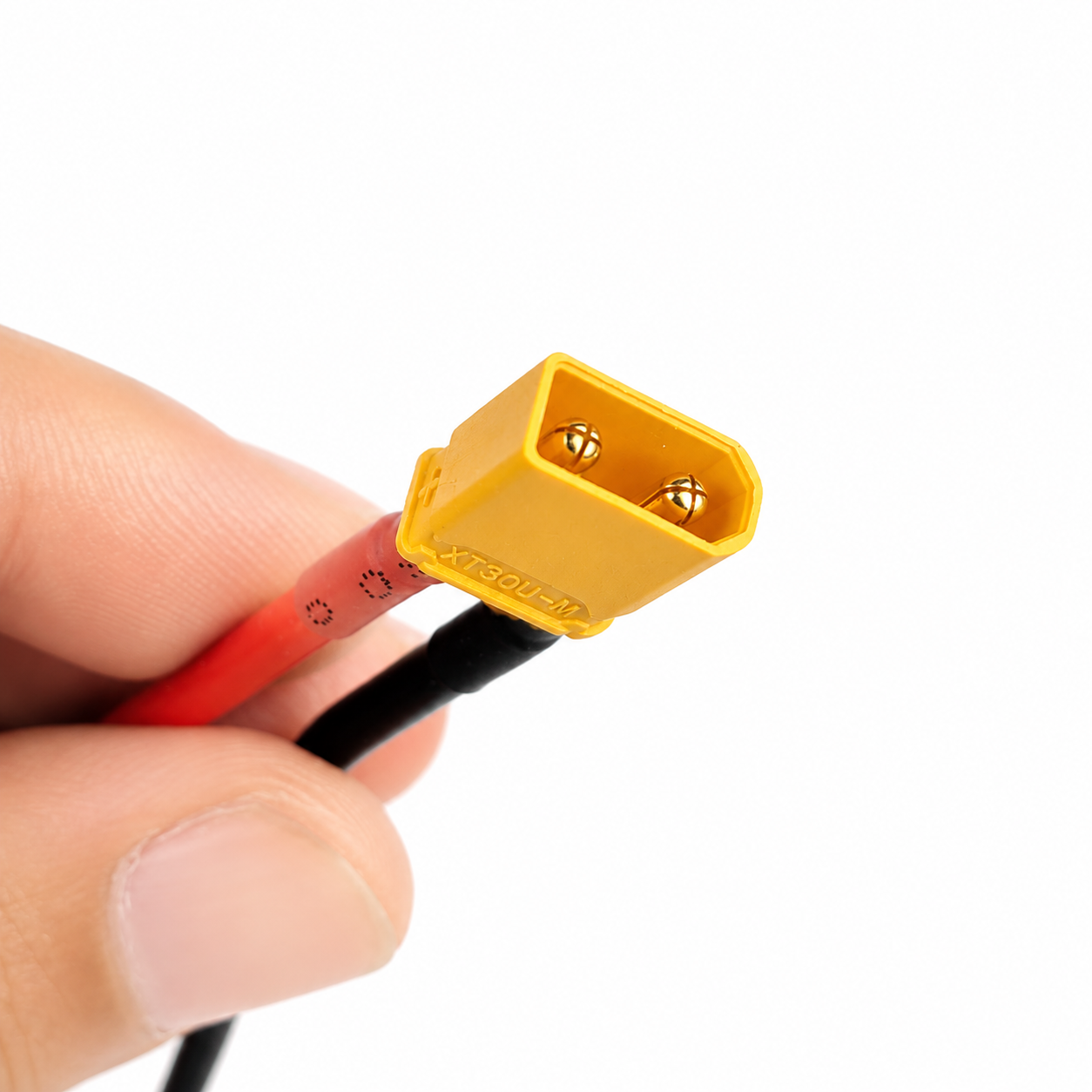 SafeConnect XT-30 Male 16AWG [7cm cable]