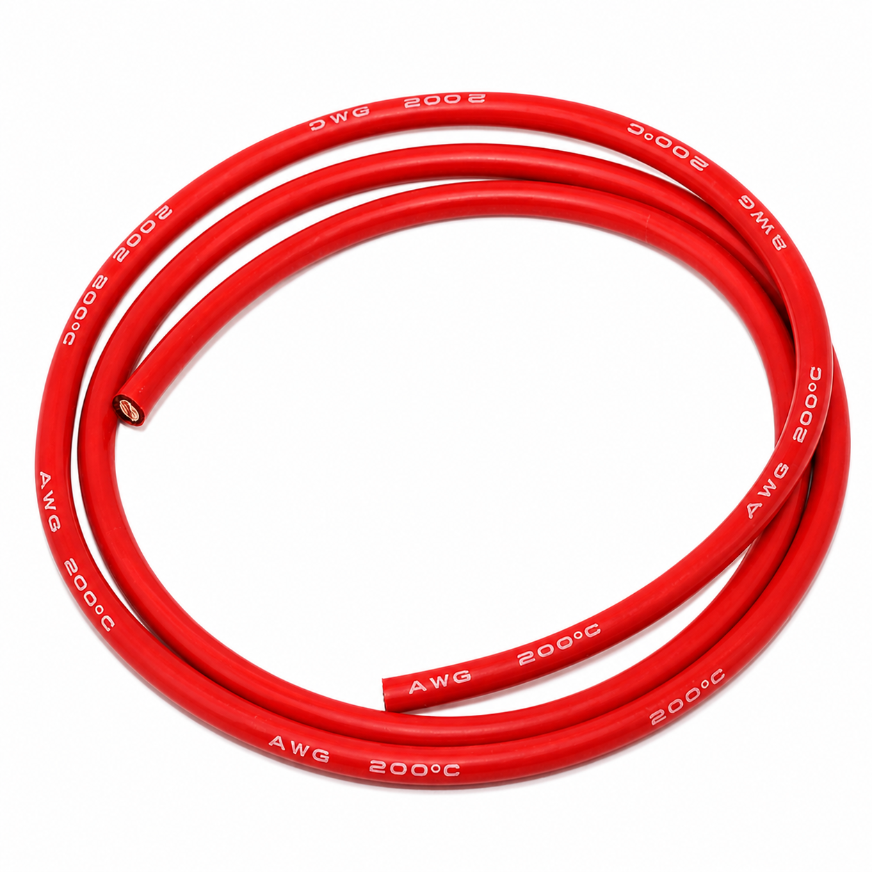 High Quality Ultra Flexible 20AWG Silicone Wire 1m - Red
