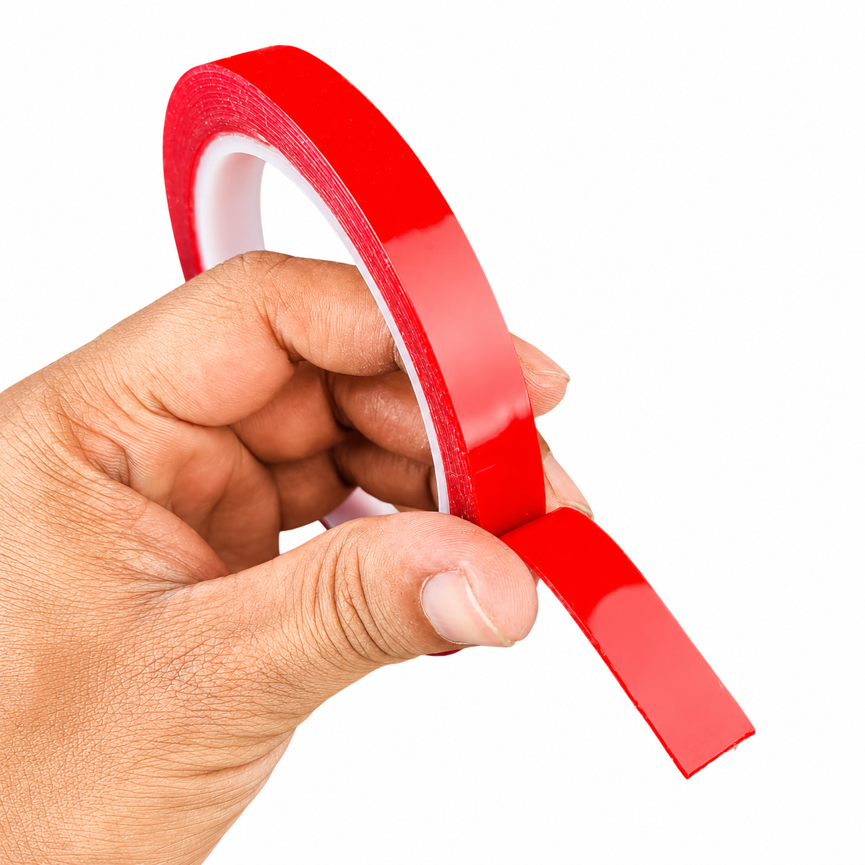 Double Sided Red Tape - (Width 5mm, Length 10m)