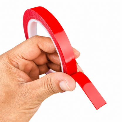 Double Sided Red Tape - (Width 5mm, Length 10m)