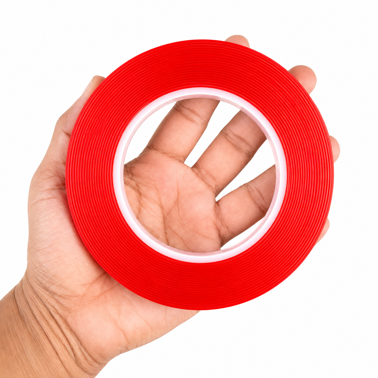 Double Sided Red Tape - (Width 5mm, Length 10m)