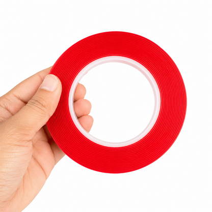 Double Sided Red Tape - (Width 5mm, Length 10m)