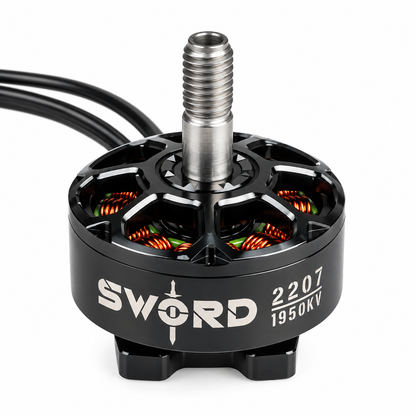 FlyFishRC Flash 2207 1950kv 6S 5inch  FPV Motor -Black