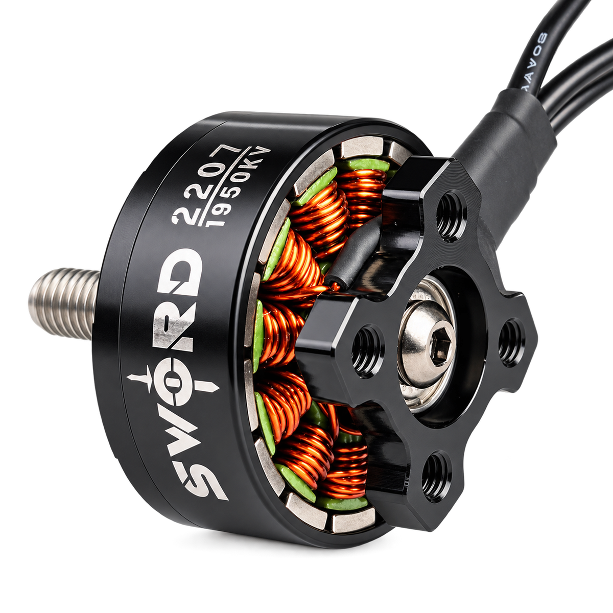 FlyFishRC Flash 2207 1950kv 6S 5inch  FPV Motor -Black