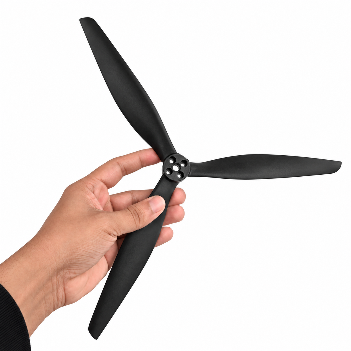 Gemfan 13X10 Carbon Nylon 3 Blade Propeller for 13 Inch FPV Drone (1CW + 1CCW) - Black
