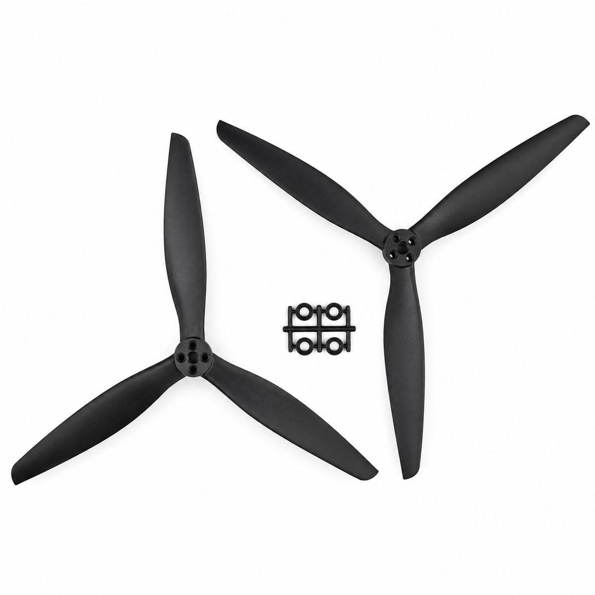 Gemfan 13X10 Carbon Nylon 3 Blade Propeller for 13 Inch FPV Drone (1CW + 1CCW) - Black
