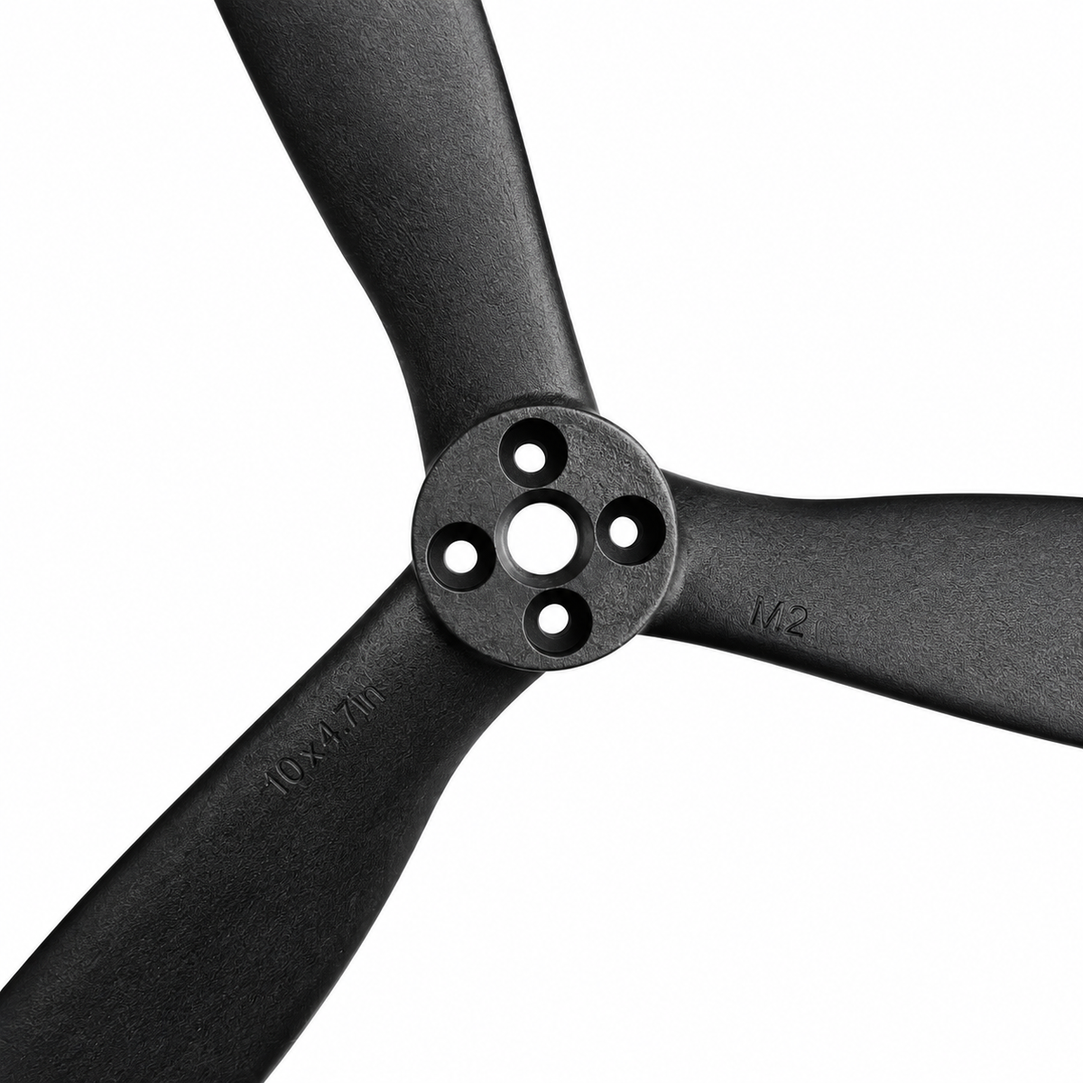 Gemfan 13X10 Carbon Nylon 3 Blade Propeller for 13 Inch FPV Drone (1CW + 1CCW) - Black
