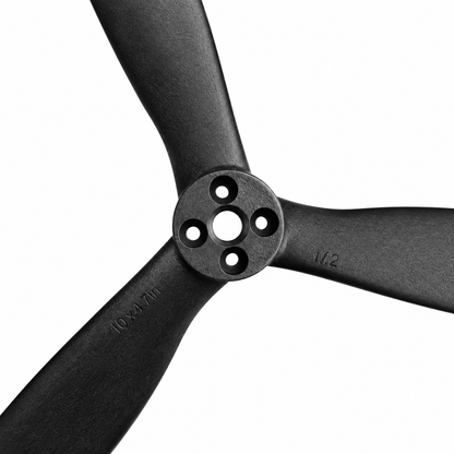 Gemfan 13X10 Carbon Nylon 3 Blade Propeller for 13 Inch FPV Drone (1CW + 1CCW) - Black