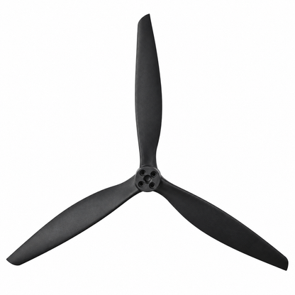 Gemfan 13X10 Carbon Nylon 3 Blade Propeller for 13 Inch FPV Drone (1CW + 1CCW) - Black