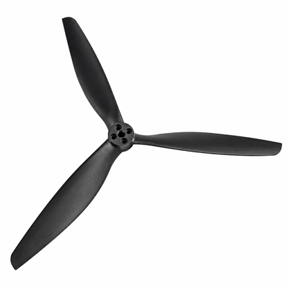 Gemfan 13X10 Carbon Nylon 3 Blade Propeller for 13 Inch FPV Drone (1CW + 1CCW) - Black