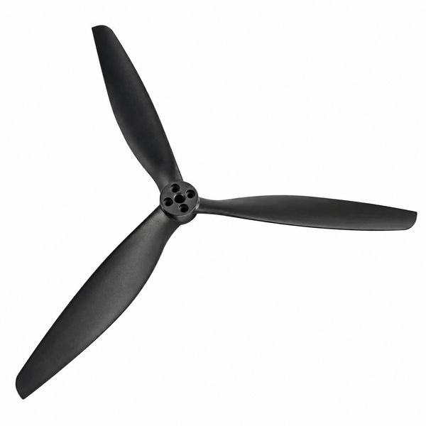 Gemfan 13X10 Carbon Nylon 3 Blade Propeller for 13 Inch FPV Drone (1CW + 1CCW) - Black