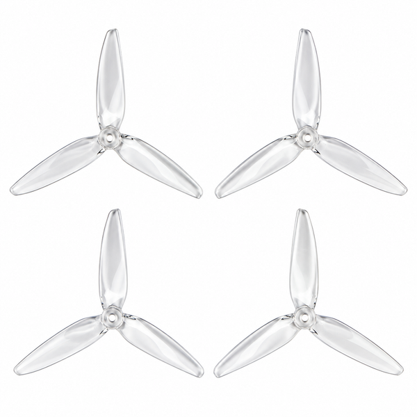 Gemfan 7040 Flash PC 3-Blade Propeller for 7 Inch FPV Drone (2CW + 2CCW) - Clear