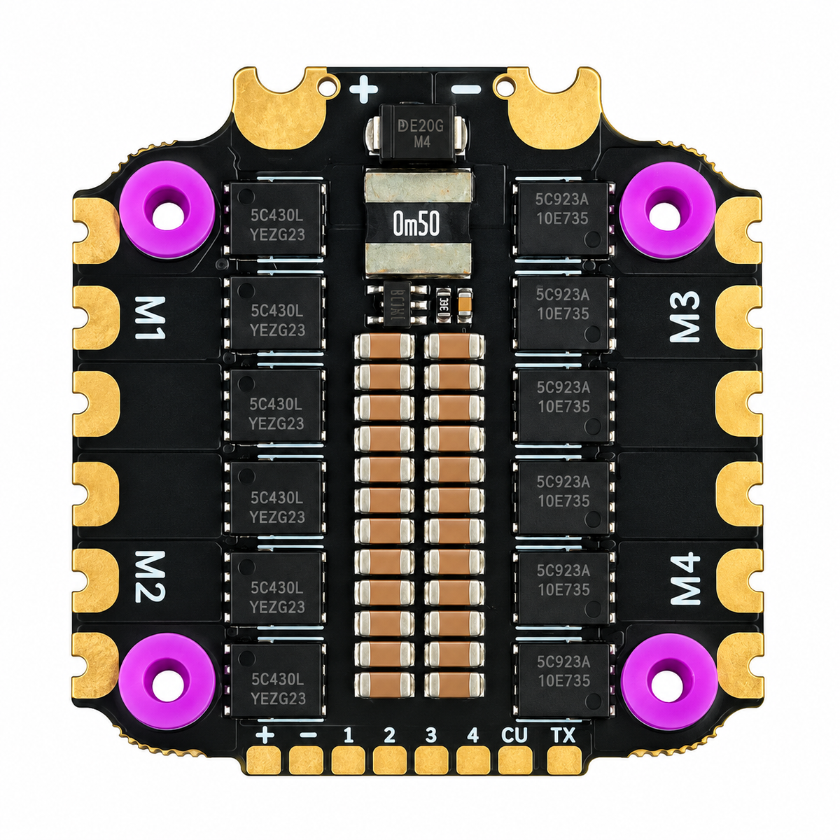 DAKEFPV BLHeli 32-Bit 60A 4-in-1 ESC 3-6S for FPV Drone