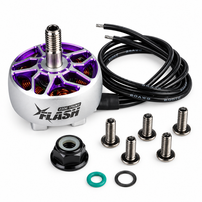 FlyFishRC Flash 2306 1750KV FPV Motor - Grey & Purple