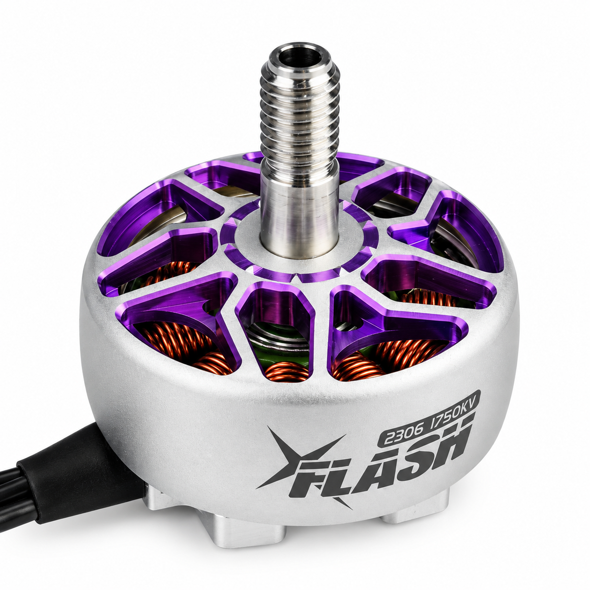 FlyFishRC Flash 2306 1750KV FPV Motor - Grey & Purple