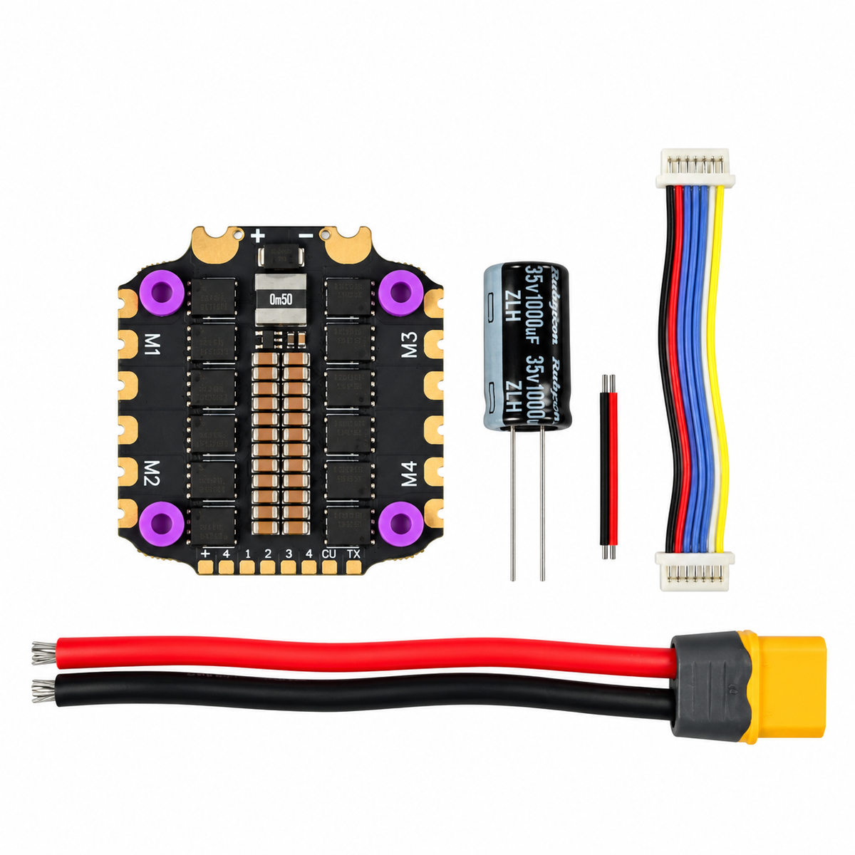 DAKEFPV BLHeli 32-Bit 55A 4-in-1 ESC 3-6S for FPV Drone