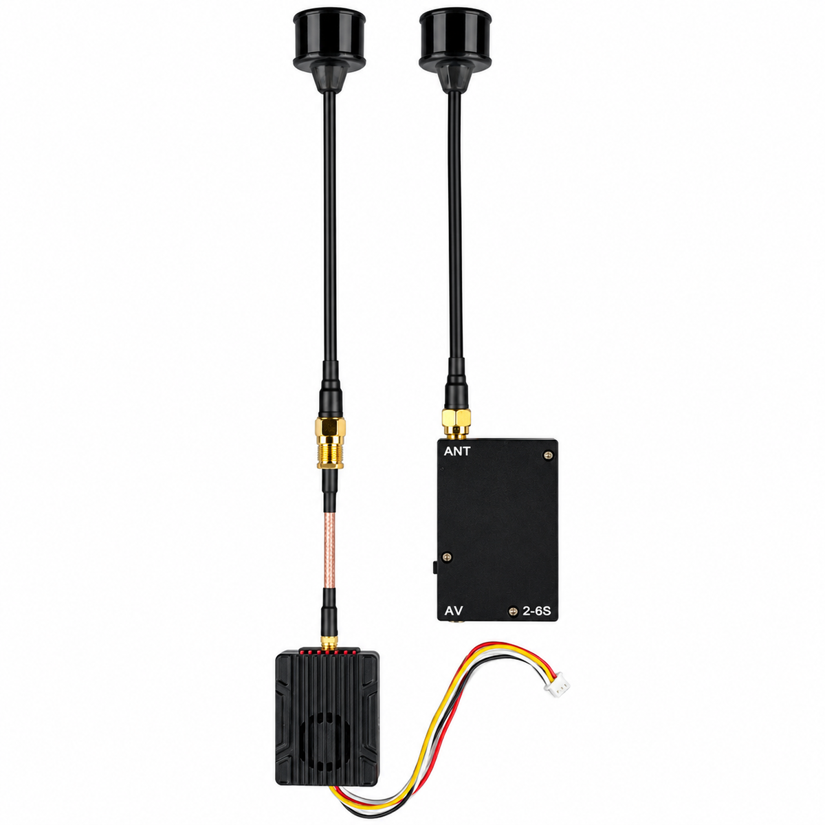 DAKEFPV VRX 7.5G 64CH FPV Video Receiver for Long Range FPV