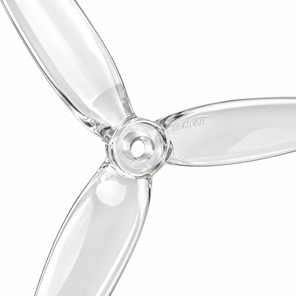 Gemfan 6042 Flash PC 3-Blade Freestyle Propeller for 6 Inch FPV Drone (2CW + 2CCW) - Clear