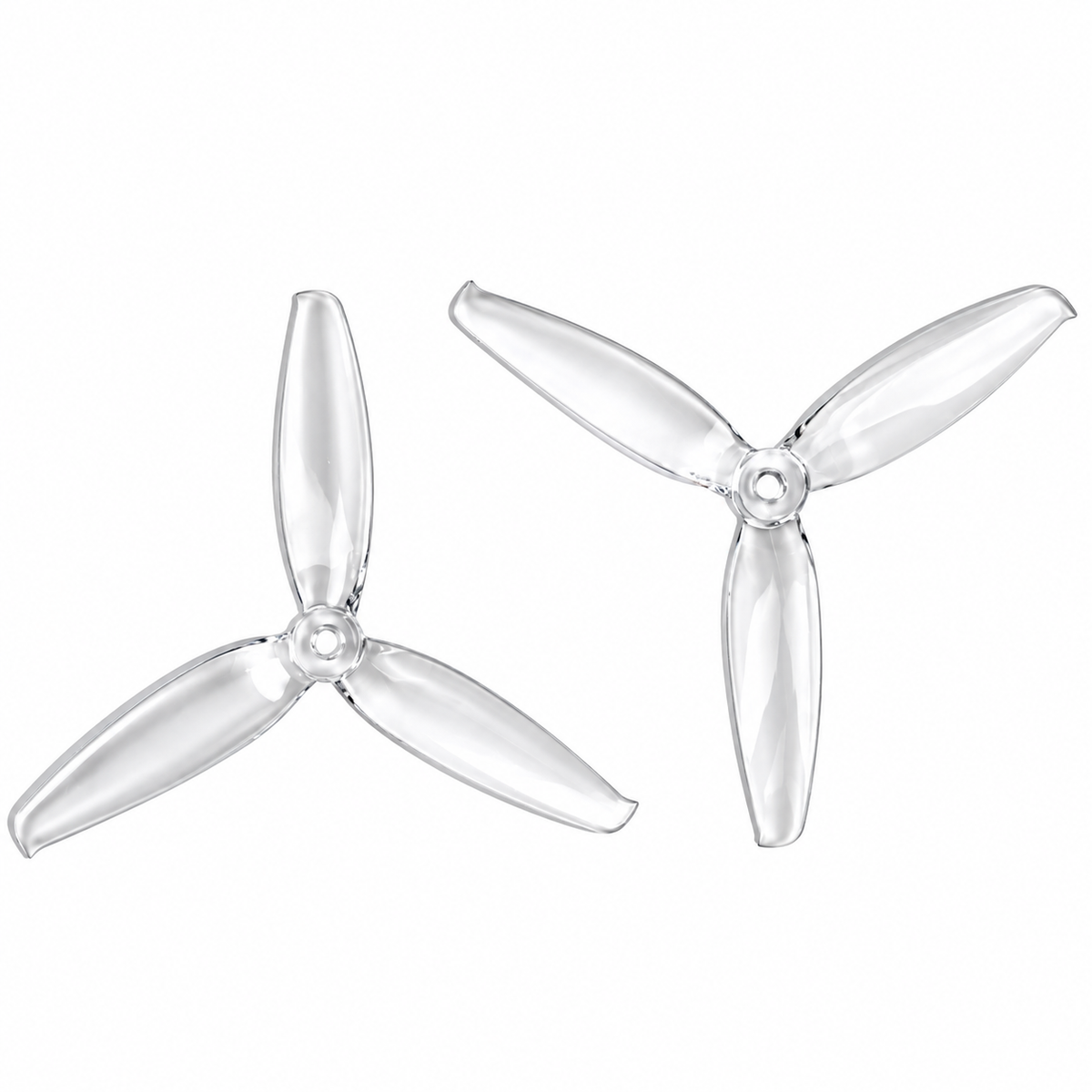 Gemfan 6042 Flash PC 3-Blade Freestyle Propeller for 6 Inch FPV Drone (2CW + 2CCW) - Clear