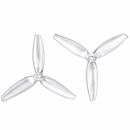 Gemfan 6042 Flash PC 3-Blade Freestyle Propeller for 6 Inch FPV Drone (2CW + 2CCW) - Clear
