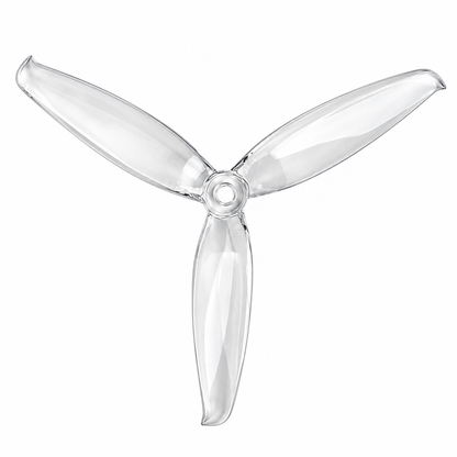 Gemfan 6042 Flash PC 3-Blade Freestyle Propeller for 6 Inch FPV Drone (2CW + 2CCW) - Clear