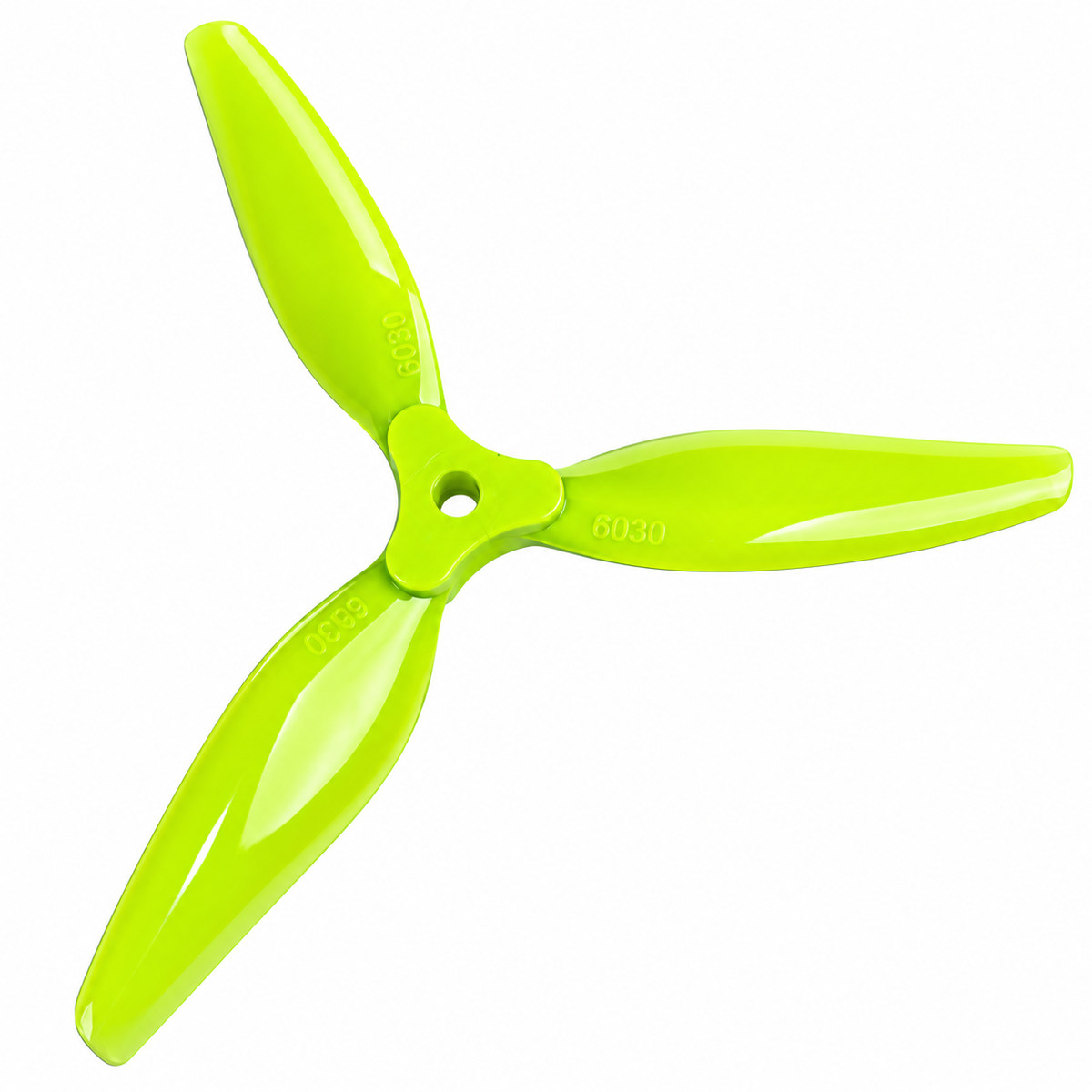 Gemfan F6030 Floppy Proppy PC 3-Blade Freestyle Propeller for 6 Inch FPV Drone (2CW + 2CCW) - Yellow