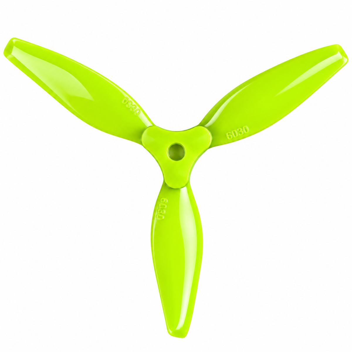 Gemfan F6030 Floppy Proppy PC 3-Blade Freestyle Propeller for 6 Inch FPV Drone (2CW + 2CCW) - Yellow