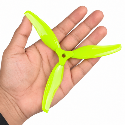 Gemfan F6030 Floppy Proppy PC 3-Blade Freestyle Propeller for 6 Inch FPV Drone (2CW + 2CCW) - Yellow