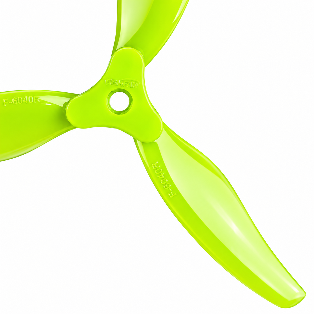 Gemfan F6030 Floppy Proppy PC 3-Blade Freestyle Propeller for 6 Inch FPV Drone (2CW + 2CCW) - Yellow