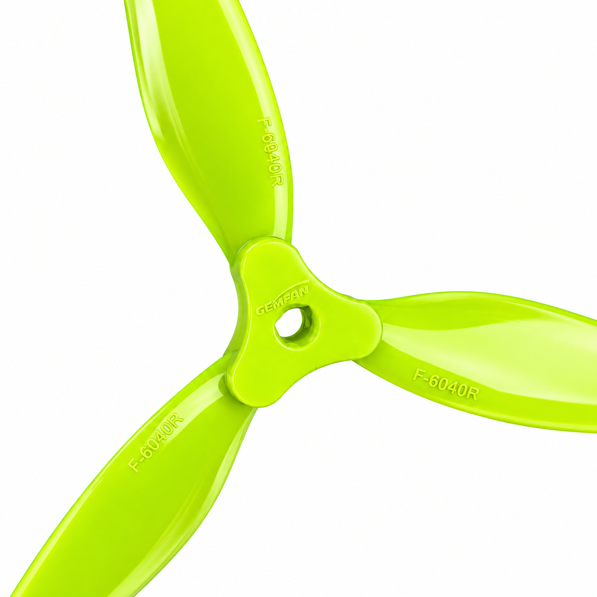 Gemfan F6030 Floppy Proppy PC 3-Blade Freestyle Propeller for 6 Inch FPV Drone (2CW + 2CCW) - Yellow
