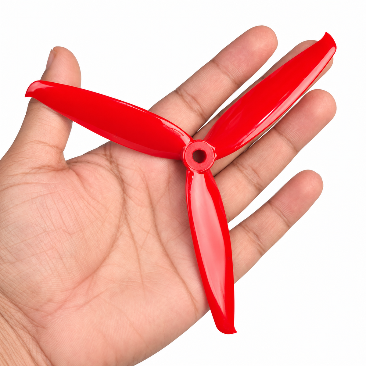 Gemfan 6042 Flash PC 3-Blade Freestyle Propeller for 6 Inch FPV Drone (2CW + 2CCW) - Ferrari Red