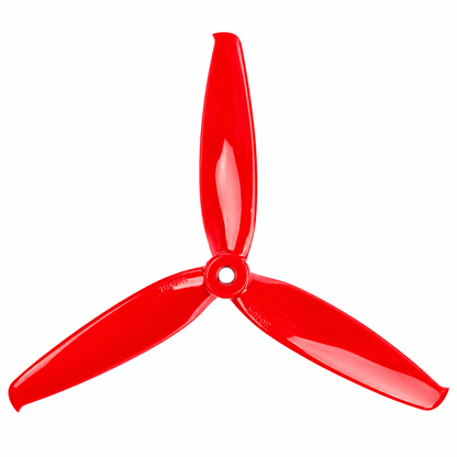 Gemfan 6042 Flash PC 3-Blade Freestyle Propeller for 6 Inch FPV Drone (2CW + 2CCW) - Ferrari Red