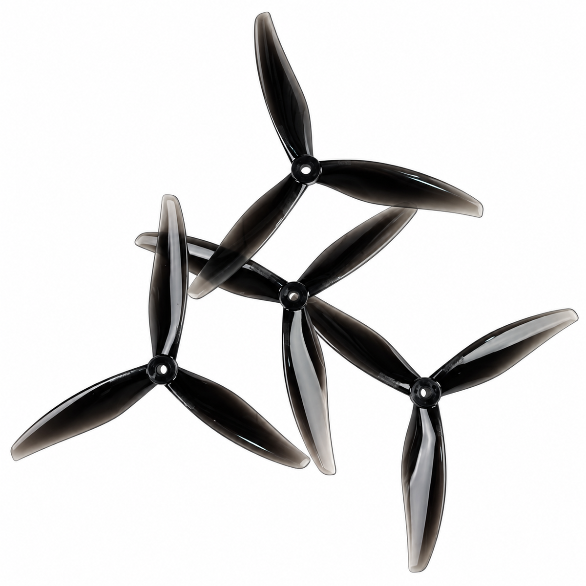 Gemfan 7043 Hurricane PC 3-Blade Propeller for 7 Inch FPV Drone (2CW + 2CCW) - Midnight Black